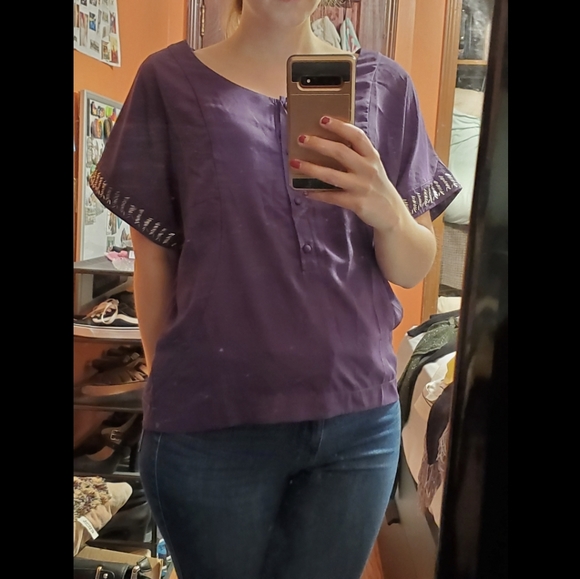 Purple Blouse - Picture 1 of 7